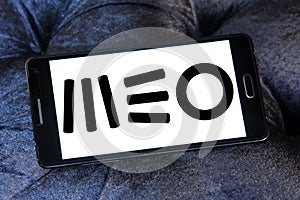 MEO telecommunications company logo