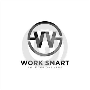 Logo for a modern company `W LOGO`