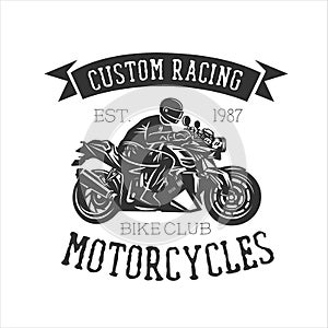Logo motorcycle vintage