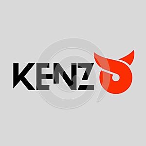a logo with the name kenzo is suitable for business use