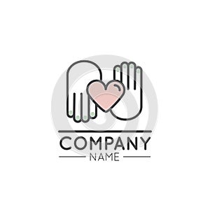 Logo for Nonprofit Organizations and Donation Centre