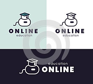 Logo online education