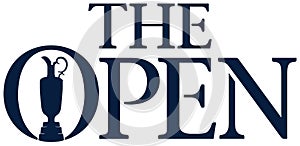 The logo of the Open Championship golf tournament