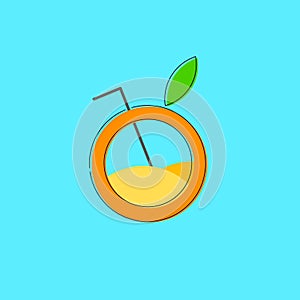 Logo orange beach, perfect for food and beverage establishments