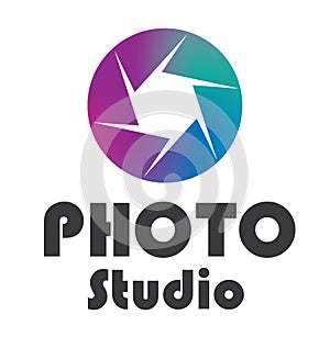 Logo photo studio design