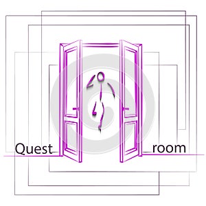 Logo for quest room