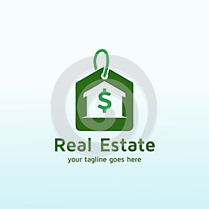 Logo for real estate acquisition company dollar icon