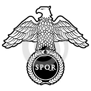 Logo of the Roman eagle.