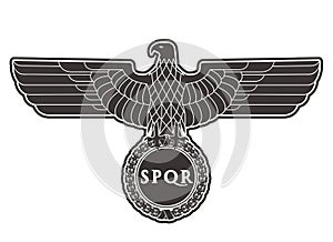 Logo of the Roman eagle