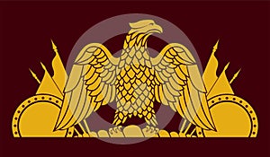 Logo of the Roman eagle