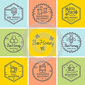 Logo for sale of honey.