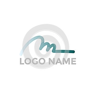 Logo simple editing simbol