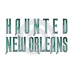 Logo Slogan Tagline New Orleans French Quarter Mardi Gras Southern Decadence Carnival Season Louisiana isolated on white