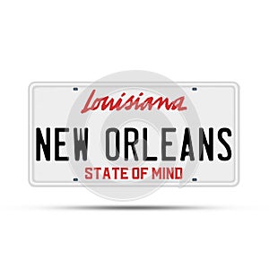 Logo Slogan Tagline New Orleans French Quarter Mardi Gras Southern Decadence Carnival Season Louisiana isolated on white