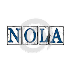 Logo Slogan Tagline New Orleans French Quarter Mardi Gras Southern Decadence Carnival Season Louisiana isolated on white