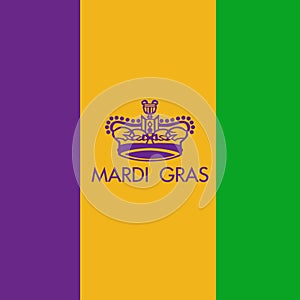 Logo Slogan Tagline New Orleans French Quarter Mardi Gras Southern Decadence Carnival Season Louisiana isolated on white