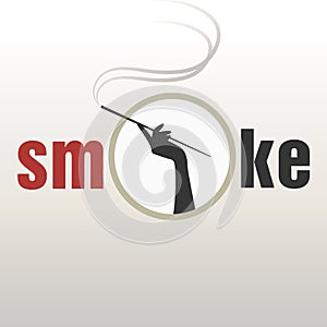 Logo smoked glamour