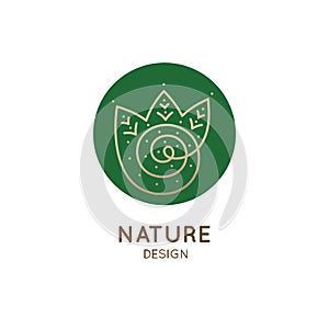 Logo spiral forest