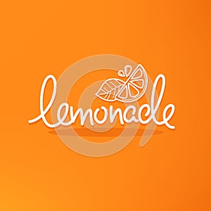 Logo, sticker, emblemsand banner for homemade citrus limonade,