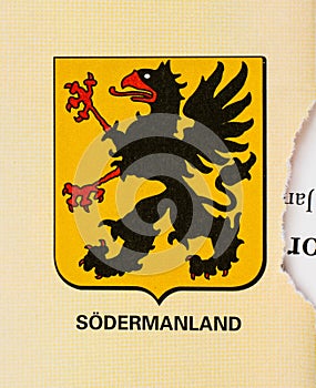 Logo of swedish historical province SÃÂ¶dermanland.. photo
