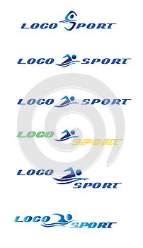 Logo swimming sport
