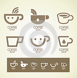 Logo and Symbol design coffee concept