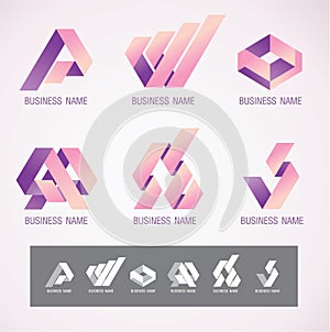 Logo and Symbol design Skew concept