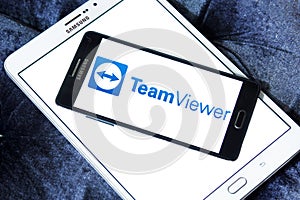 TeamViewer computer software logo