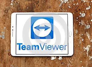 TeamViewer computer software logo