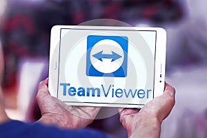 TeamViewer computer software logo