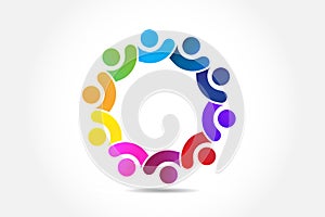 Logo teamwork community business people