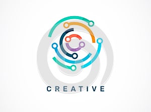 Logo - technology, tech icon and symbol