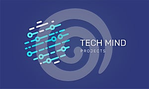 Logo - technology, tech icon and symbol