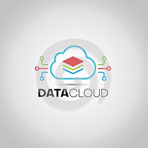 Cloud Server Data Logo