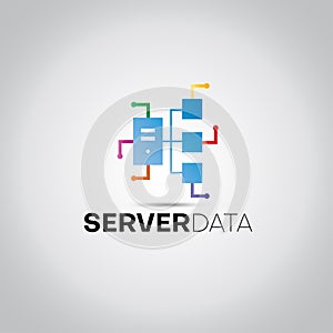 Server Digital Data Logo