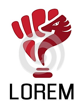 Logo template, chess club, bishop, power, sports photo