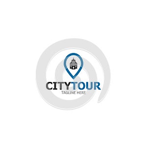 Logo template city tour