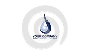 Logo template icon symbol, for natural gas, petrolium, crude oil industrial