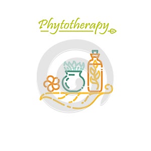 Logo template - phytotherapy
