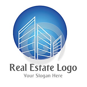 Logo template real estate, apartment, condo, house, rental, business. brand, branding, logotype, company, corporate, identity. Cle