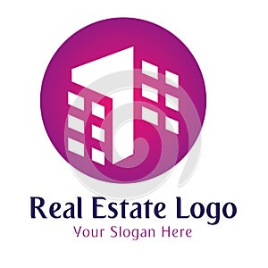 Logo template real estate, apartment, condo, house, rental, business. brand, branding, logotype, company, corporate, identity. Cle