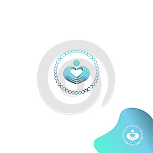 Logo template for service, education, religion, self development