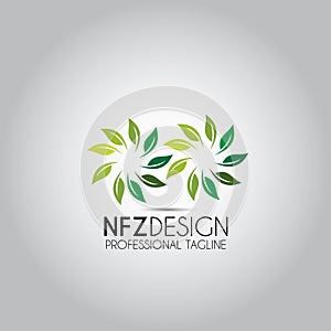 Leaf Infinity Design Logo