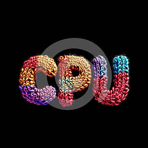 logo of three letters 