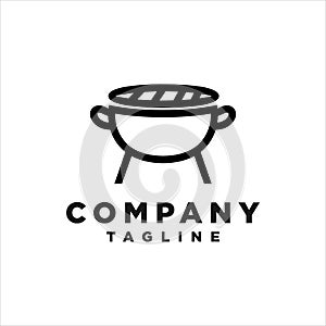 Logo vector illustration of vintage grills