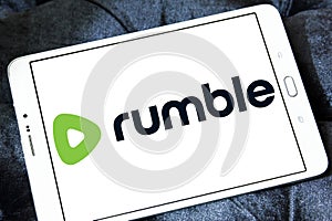 Rumble video platform logo