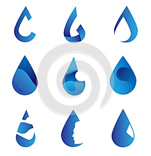 logo water collection design