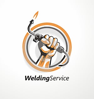Logo for welding industry photo