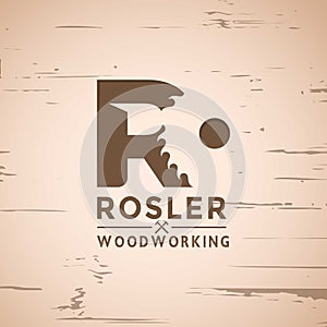 Logo woodwork, Wood logo design, Woodworking logo, Logo Designs Vector Illustration Template