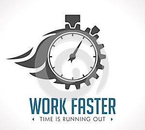 Logo - work faster - employer issue